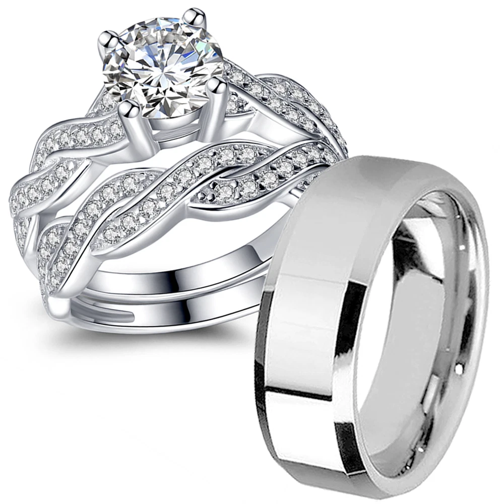 His and hers infinity deals rings