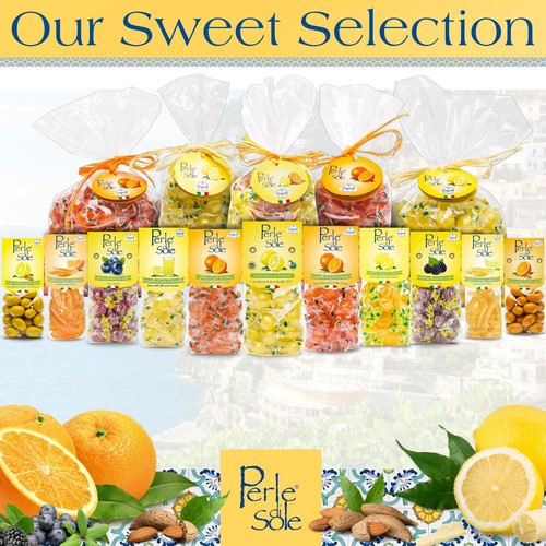 Perle Di Sole Italian Lemon Drops Hard Candy Individually Wrapped (7.05 Oz) Made - Bild 3 von 9