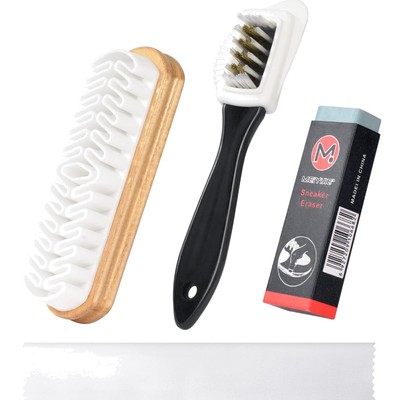 Hochwertiger Suede Brush mit ergonomischer Beech Holzgriff und Messingborsten