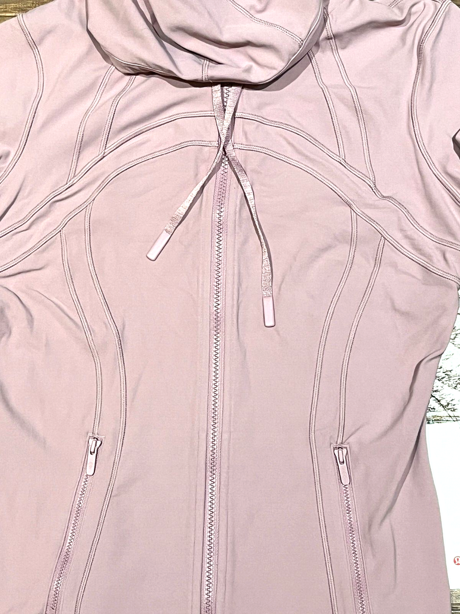NEW Women Lululemon Hooded Define Jacket Nulu Rose Blush Size 12