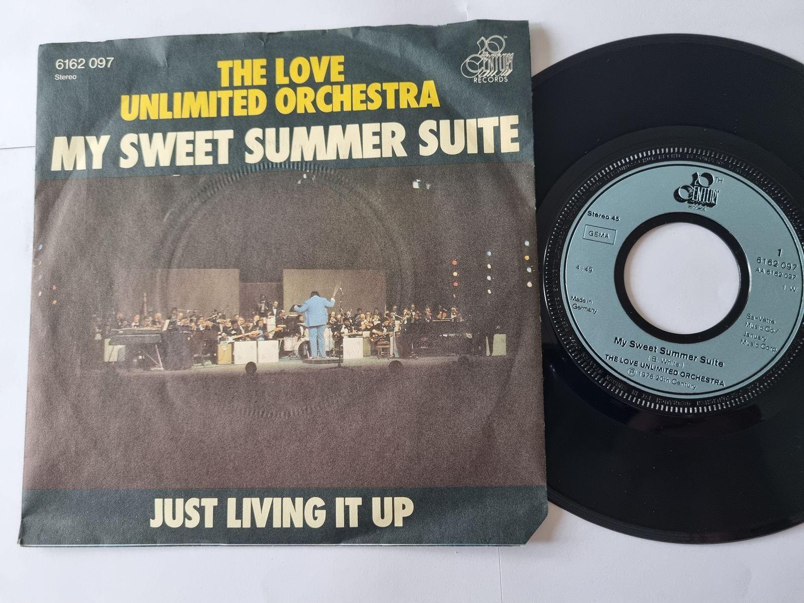 7"" Single The Love Unlimited Orchestra/ Barry White - My sweet summer suite Viny