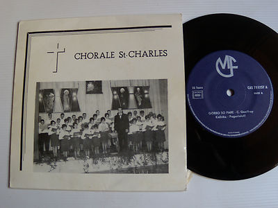 CHORALE ST CHARLES: Gobbo so pare 7'' EP 45T 1971 French MF CAS 711757 Marseille