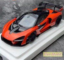 AUTOart 1:18 McLAREN SENNA Alloy Model Car Diecast Ornaments Black/Blue/Orange