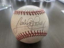Cleveland Indians Game Used Baseball Signed Sandy Alomar Jr Home GameBall / Case