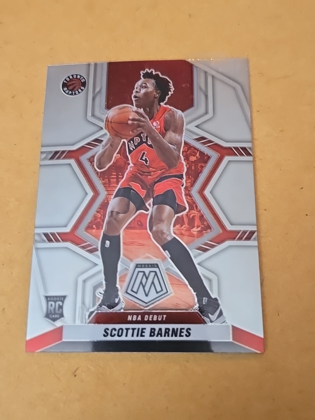 Scottie Barnes 2021-22 Panini Mosaic Rookie Card #264 Base Set Toronto Raptors