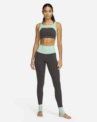 Nike Size S $100 Yoga Luxe Women's HighWaisted 7/8 Colorblock Leggings  DM6996