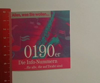Sticker/Decal: 0190 he the info numbers (03091619)