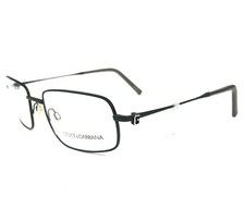 Dolce & Gabbana Brille Rahmen DG458 E99 Mattschwarz Draht Felge 54-19-140