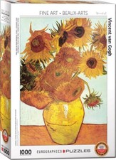 Twelve Sunflowers 1000 Piece Jigsaw Puzzle Eurographics New