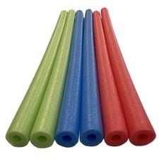 black foam pool noodles