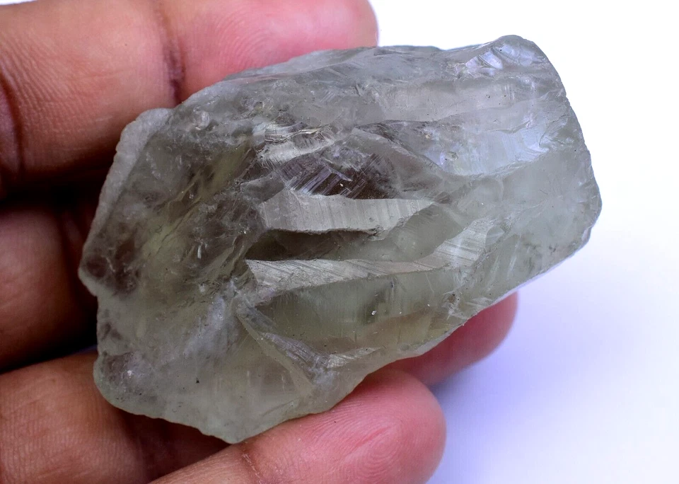 Natural Brazilian Green Amethyst 294.20 Ct Earth-Mined Specimen Untreated Rough - Image 2 of 4