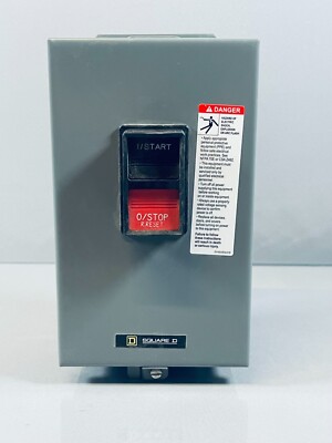 Square D 2510MBA2 NEMA 12 Manual Motor Starter 3P 5HP 600VAC Non-Reversing New