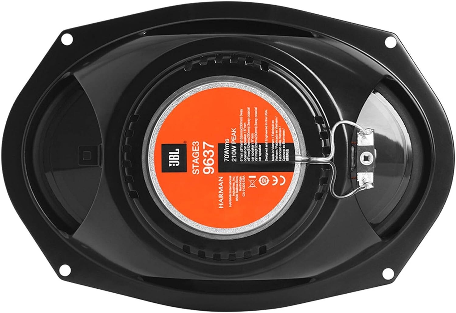 JBL Stage3 9637F 210 Вт 6x9 3-полосные автомобильные коаксиальные колонки НОВЫЕ Кол-во2