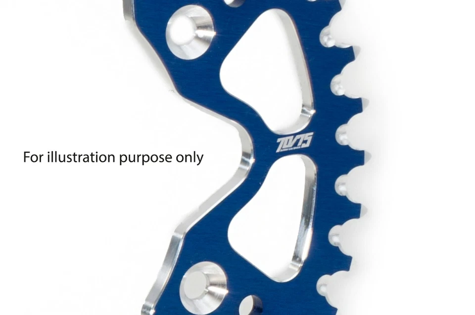 PIÑÓN TRASERO AS3 para TM MX EN 125 144 250 300 450 530 1999-2020 49T Foto 4 de 4