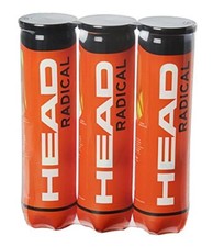HEAD Radical Tennis Balls, Triple Pack (12 Balls)