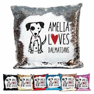 animal sequin pillow