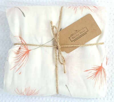 XL Bambus Musselin Baby Swaddle Pusteblumen Sommerdecke
