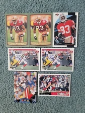J.J. Stokes Football Card Mixed Lot of approx 7 cards