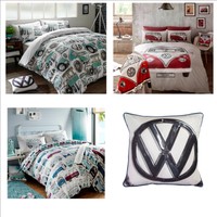 Vw Campervan Duvet Cover Set – On Tour / Surfs Up / Classic – Licensed Bedding Vw Campervan Duvet Cover Set – On Tour / Surfs Up / Classic – Licensed Bedding