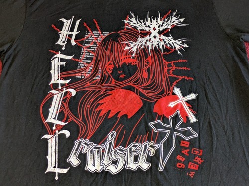 GOAT Crew Mens XL Hellraiser Anime Tee Adult T Shirt Hell Raiser