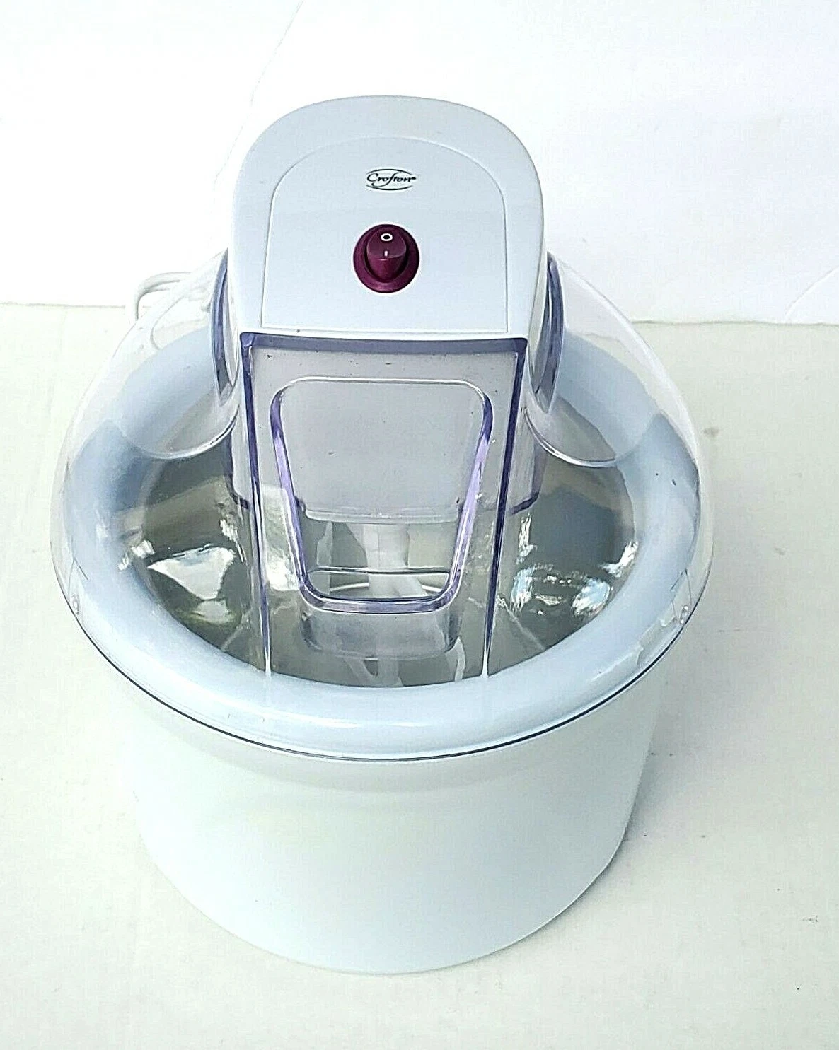Crofton Electric 1 Qt Gel ICE CREAM MAKER Sherbet Frozen Yogurt Maker 6139-12