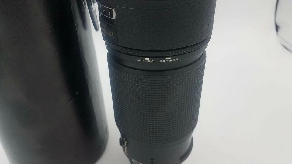 Nikon ED AF Nikkor 80-200 mm 1:2,8 D lente con tapas de estuche Foto 4 de 4
