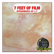 Hydrographic film Marble #4 hydro dipping 7' x 20" hydro dip