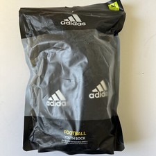 adidas Youth Sock Shin Guards Black White Soccer Football Small NEW Sealed-Mediu