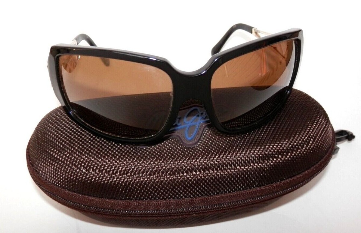 MAUI JIM BAMBOO MJ 104-16 GLOSS Brown Gold HCL Bronze POLARIZED SUNGLASSES &Case Maui Jim Small Kine MJ 251 16C Tortoise Antique Gold Frame  main image 2