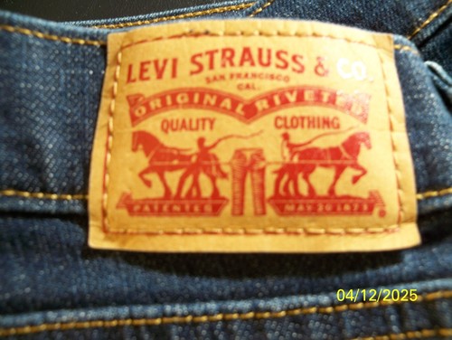 Levi's Women's Stretch Capri Cuffed size 33 (36) Blue Denim Used - Imagen 5 de 13