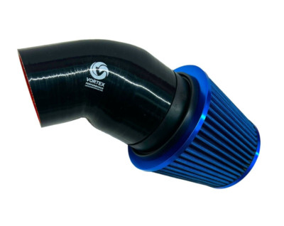 MASSIVE intake for BMW E46 325 Air Filter + Elbow Ram, Blue