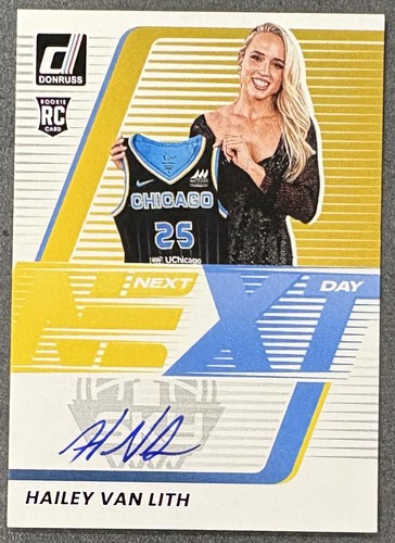 2025 Panini Donruss WNBA HAILEY VAN LITH RC #10 Rookie Next Day Auto SP SKY