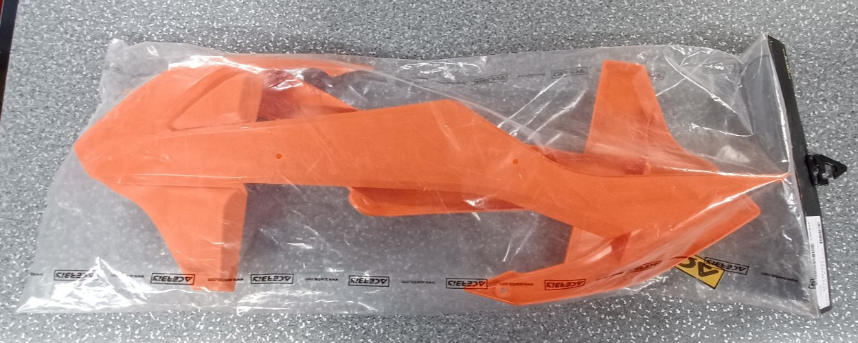 Grille de radiateur SX85 orange protection plastique pour entraînement cross
