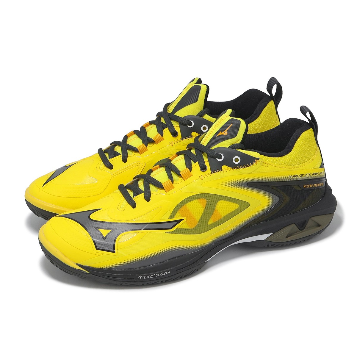 Mizuno Wave Claw Neo 3 Wide Yellow Black Men Badminton