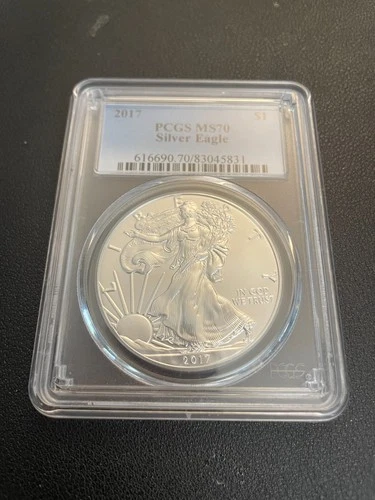 2017 American Silver Eagle PCGS MS70 - 1 oz silver