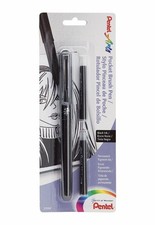 Pentel Pocket Brush Pen, Two Refills.