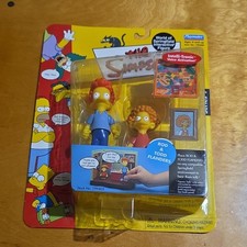 Playmates Toys The Simpsons Rod & Todd Flanders Action Figure Boxed Interactive