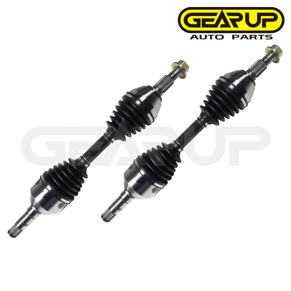Front Pair CV Axle Joint Shaft Assembly for Saab 9-3 2.0L 2.8L AWD FWD 2003-2011 - Image 3 of 4