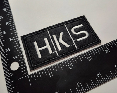 HKS Official Patch Goods Patch White Patch High Quality Patch