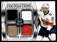 2021-22 The Cup Foundations Quad Jersey Jonathan Huberdeau /49 #F-JH