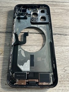ORIGINAL Apple iPhone 14 Pro Max Gehäuse Backcover Schwarz Vormontiert