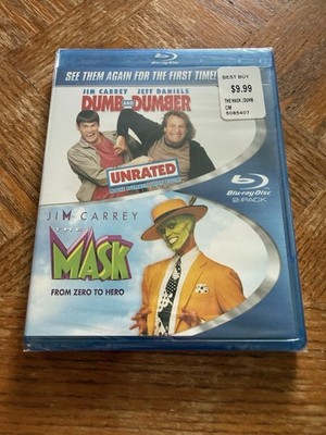 Dumb and Dumber / The Mask Blu-ray Movie, New Sealed Double Feature