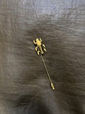 Lanvin Beetle Lapel Pin Brooch Silver Tone Metal