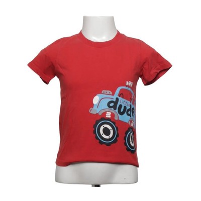 Funny Game, T-shirt, Größe: 104, Rot, Baumwolle, Print, Jungen #76m