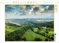 Calvendo Puzzle Campground, Golf Course, And A View Of The Town Of Brilon | 1000