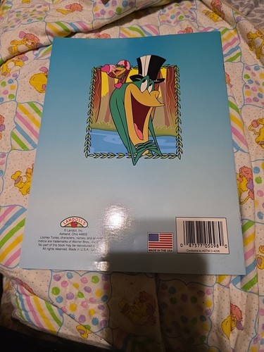 Vtg Looney Tunes Warner Bros Croakahontas Coloring Activity Book 1996 Landoll's - Picture 2 of 4