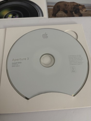 Apple Aperture 3 Retail Version V3.0 MB957Z/A Product Serial Number - READ INFO - Photo 2/5