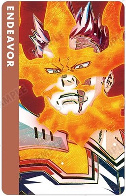 My Hero Academia Character Card Endeavor '' Trading Ani-Art Vol. 6 Collector's