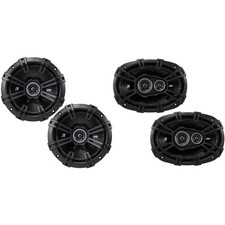 Kicker DSC6930 6x9-Inch 160x230mm 3-Way Speakers w/ 43DSC6704 6.75" Coaxial...