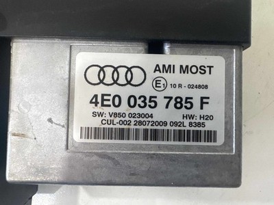 4E0035785F 2008 Audi A6 Ami / Music Interface Module for sale